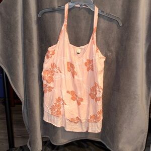 Roxy Pink and Orange Floral Camisole